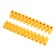 Klemic screw block KV-35 10-35, current 80 A, polypropylene yellow rexant (10 pcs.