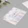 Stickers for gifts "Flowers and newspapers" 21x29.7 cm