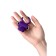 Vibrookol with cilia Jos Pery, silicone, purple, 9 cm