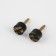 Heels for heels, d = 10 × 6 mm, 2 pcs, black color