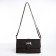 Bag-clate on magnet, long belt, brown color
