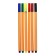 A set of capillary pens "strips", 6 colors, mix