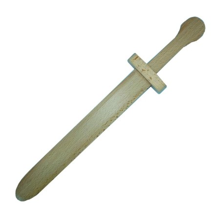 Sword of a wooden medium, without skin, beech-1