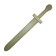 Sword of a wooden medium, without skin, beech