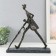 Polystone souvenir "A man with an umbrella. On a date" for metal 31.7x12x34.4 cm
