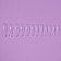 Upper forms for building, set 120 pcs, oval shape, transparent