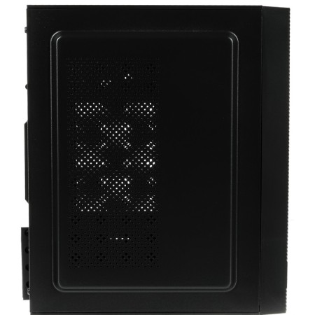 The ACCORD ACC-263B case is black without BP MATX 1x80mm 2xusb2.0 1xusb3.0 audio-2