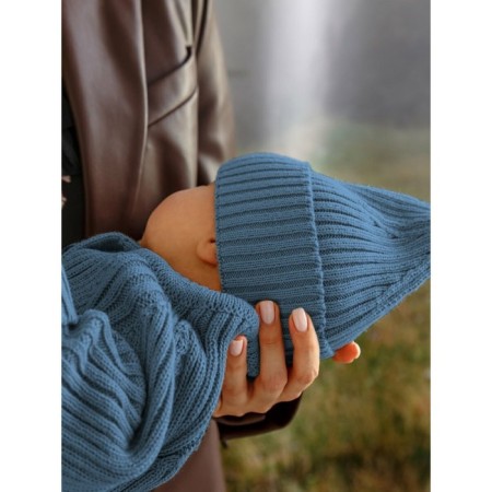 Knitted Knitty Children's Pure Love Tot, height 62 cm, blue color-10