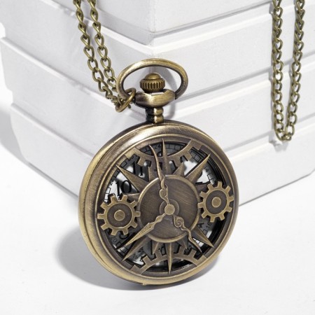 Pocket clock "Classics", quartz, chain L-40 cm, D-4.5 cm
