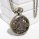 Pocket clock "Classics", quartz, chain L-40 cm, D-4.5 cm