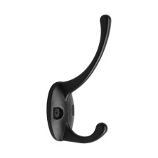Hook furniture tundra TKD002, two -rod, black