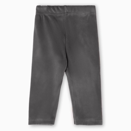 Pants (leggings) Kroshka I'm plushy, p. 74-80 cm, gray-3