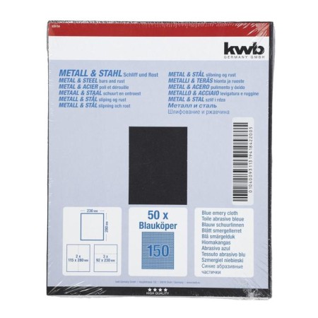 Folder paper KWB, K150, fabric, 230x280 mm, aluminum oxide-1