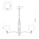 Suspended lamp Freya FR1007PL-08BS Riverside, 860x860x1425 mm, E14, 8x40W, brass color