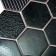 Glass mosaic Bonaparte Saba Iron, 304x264x6 mm
