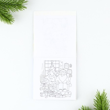 Gift New Year's set: notebook and wax crayons "You are the best"-4