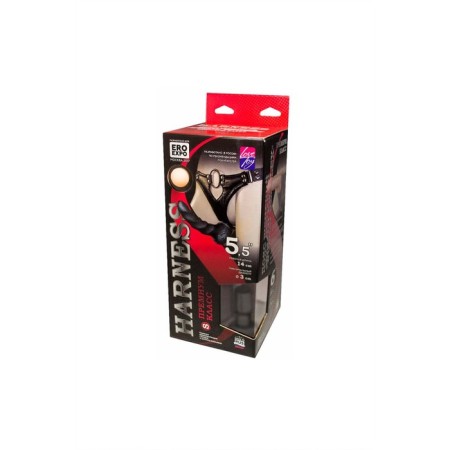 Страпон на креплении LoveToy WOMAN SIMPLEX, с 3 насадками, Neoskin, чёрный-5
