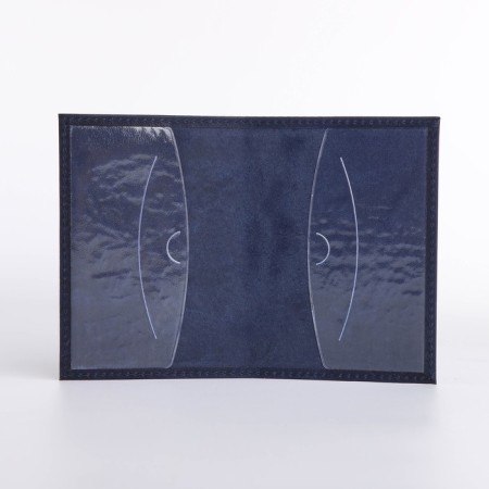Cover for passport, blue color-4