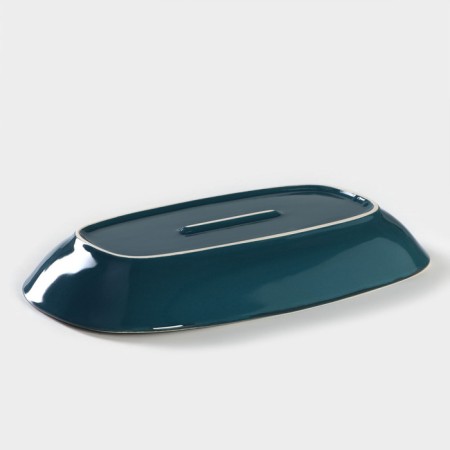 Porcelain dish Blu Reattivo, 29.5 × 17 cm-2