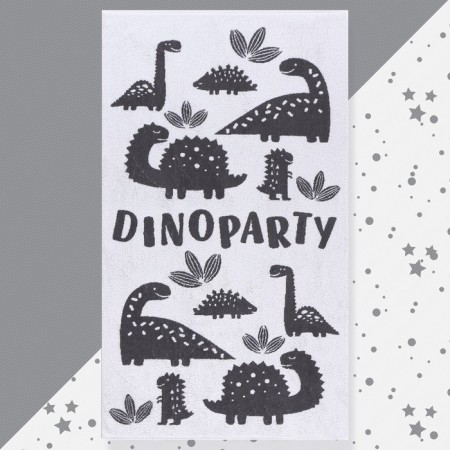 Trick "Ethel" Dinoparty, 70x130 cm, 100% cotton, 420g/m2