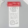 Plastic stencil "Happy wooden snake. 2025", size 10x25 cm