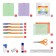 A set of first grader Erichkrause, 43 items, cool, mix