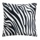 Pillowcase decorative Ethel "Zebra" 40x40 cm, velor, 100% p/e