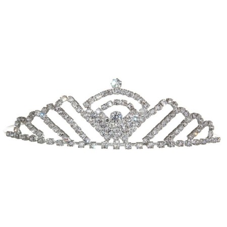 Hair diadem "flicker" crown, silver-1