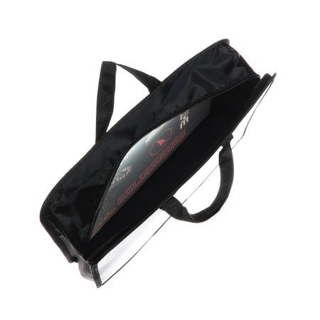 Folder with A4 handles, 340 x 245 x 75 mm, plastic, PT-14-4-12 "cyber dino" (volumetric 3D-risun with a metallic effect) 71213-4
