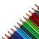 Pencils 18 colors Erichkrause Jolly Friends hexagonal, plastic with euro suspension