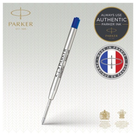 Ball Ball Ball Parker Quinkflow Ball Point, 1.2mm, 98mm, Met Corp, Sin, Blist 1950365-1