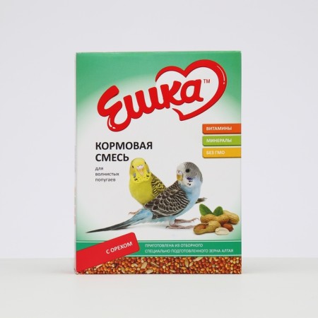 Feed "Eshka" for wavy parrots, with nuts, 500 g-1