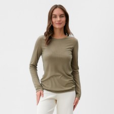 Women's longliva KAFTAN: BASIC Line Khaki Color, size 50-52