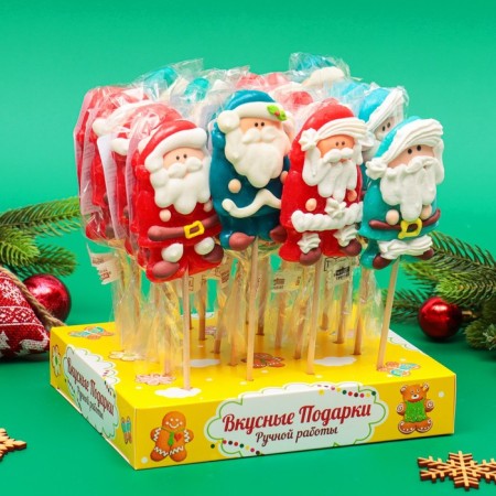 Caramel Lollice on Sahara "Santa Claus 3D", Assorted, 45 g