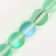 Busins ​​made of natural stone "Cat Eye", set 46 pcs., Size 1 pc. - 8 mm, green