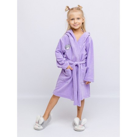 Baby robe, height 104 cm, lilac color