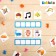 Educational set of magnetic letters with cards "Compose a word", in a bag