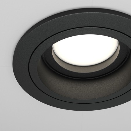 The built-in lamp Technical DL025-2-01B, 1x50W, 9.2x9.2x4 cm, GU10, black color black-1