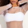 Female Separate swimsuit with minaku grid color white, rr 44
