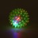 The ball glowing for dogs is medium, tpr, 5.5 cm, green