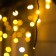 Garland "fringe" 25 × 0.7 m, IP44, UMS, dark thread, 450 LED, glow warm white, flicker, 220 V