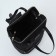 Road bag on wheels, external pocket, black color