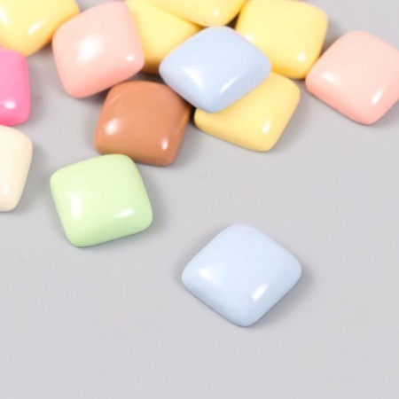 Decor for creativity Plastic "Puff Square" Gloss Mix 1.7x1.7 cm-1