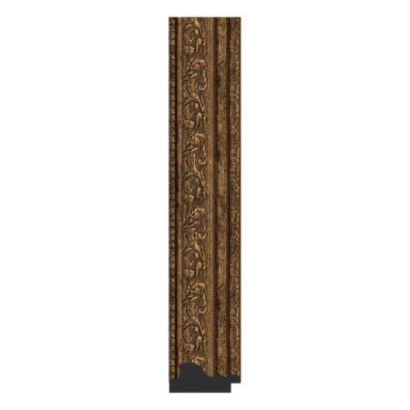 Mirror in the baguette frame, vignette aged bronze 56 mm, 50.4x50.4 cm-2