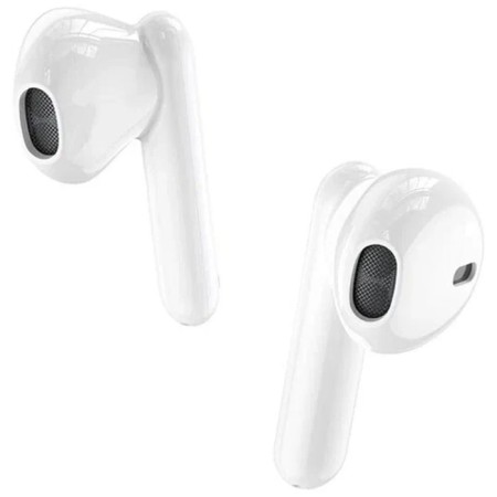 Headphones Borofone BW05 Pure, TWS, inserts, Bluetooth 5.1, 30/250 mAh, display, white-2