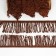 Fringe fringe 8 cm width winding 20m