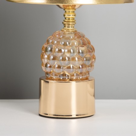 Table lamp "Koan" 1x40W E27+LED 5W backlight gold 18x18x30cm-3