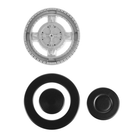 Hlect surface Maunfeld EGHG.64.63CB.R/G, gas, 4 burners, black-5
