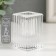 Glass of glass per 1 candle "column" d-2 cm transparent 2x2x6 cm
