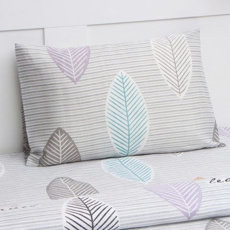 Bed linen 1.5sp saings and I "Leaves" 143x215cm, 145x214cm, 50x70cm-1pc, 60g/m2, microfiber-3